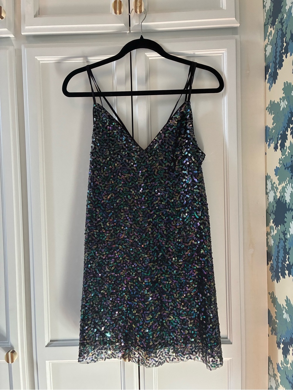 BCBGeneration Iridescent Sequin Mini Dress